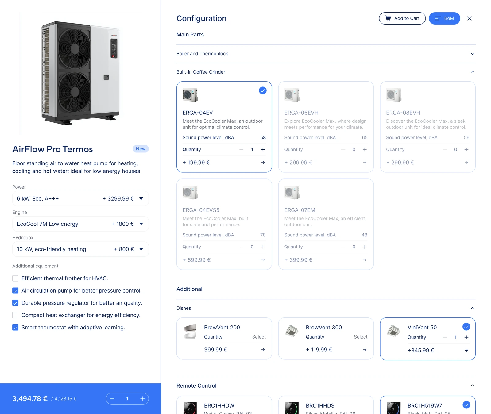 SalesRun configurator